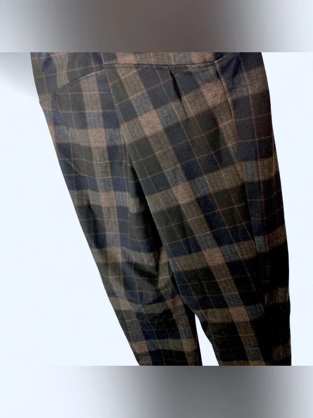 Grey plaid leggings Zac & Rachel L